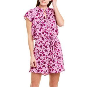 CeCe Womens Magenta Bohemian Bazaar Short Romper